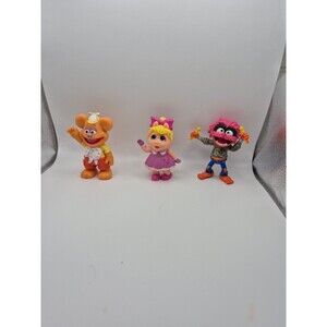 Disney Just Play Muppet Babies PVC Mini Figure ANIMAL Miss Piggy Fozzy 2.25"